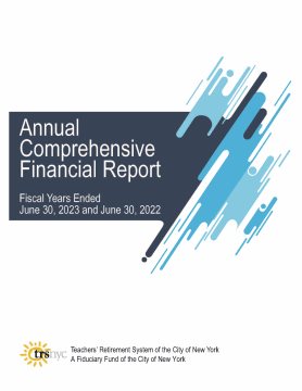 Thumbnail image and link to the Annual Comprehensive Financial Report 2023